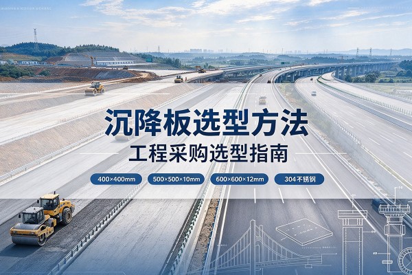 龙南沉降板选择方法