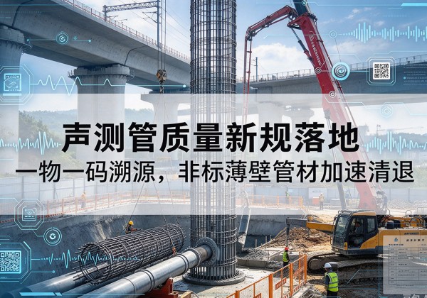龙南声测管质量新规落地，一物一码溯源，非标薄壁管材加速清退