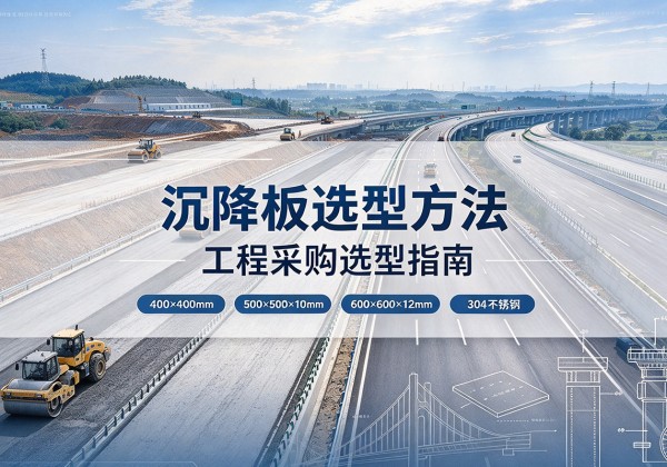 龙南沉降板选择方法